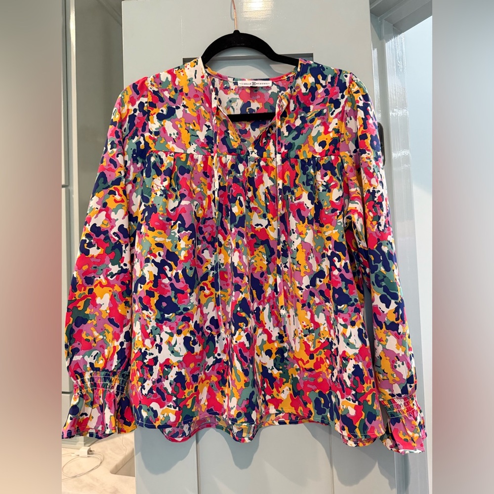 Michelle Mcdowell Abstract Bold Statement Sleeve … - image 1